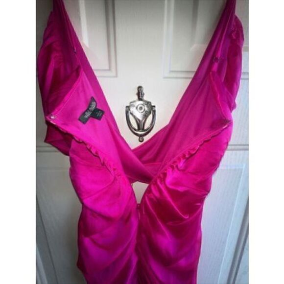 Women's Sleeveless Mesh Bodycon Dress - Size Small Wild Fable Pink - Picture 4 of 4